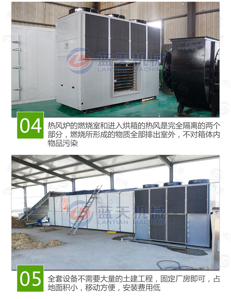 豆角網(wǎng)帶烘干機