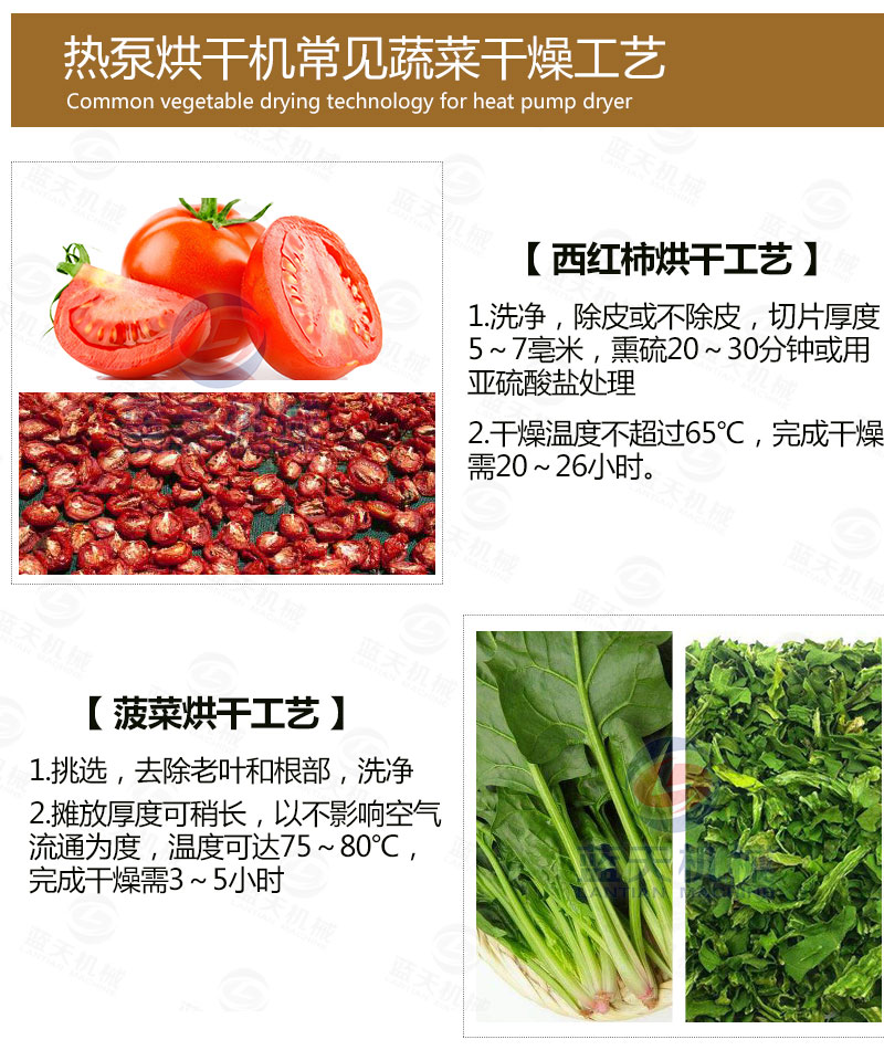 生姜片網(wǎng)帶烘干機(jī)常見(jiàn)烘干工藝