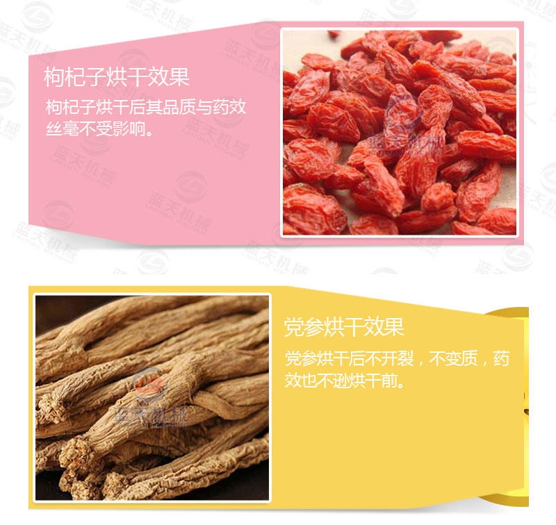 連翹網(wǎng)帶式烘干機產(chǎn)品烘干介紹